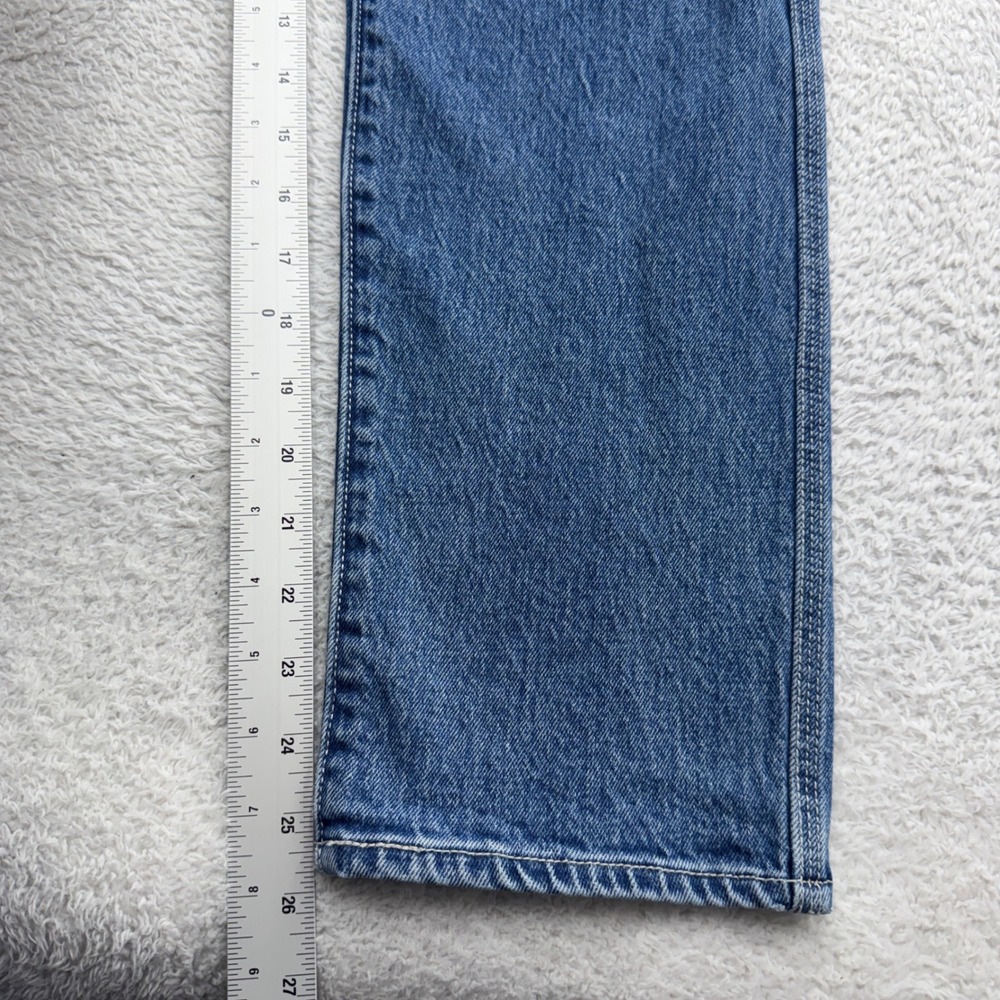 Levis Premium Wedgie Straight Jeans Blue High Rise Button Fly 26995-0000 Size 26 - Picture 5 of 12